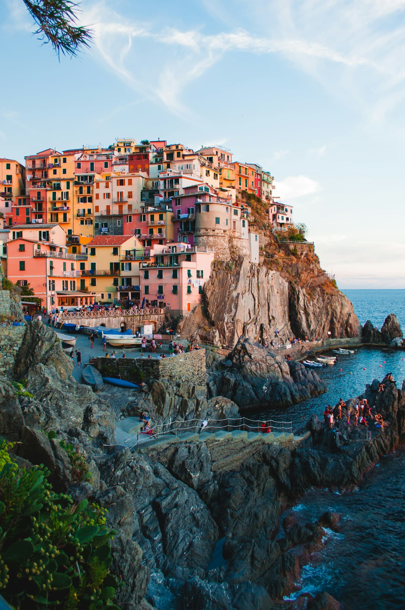 Manarola on the Ligurian coast, Italy